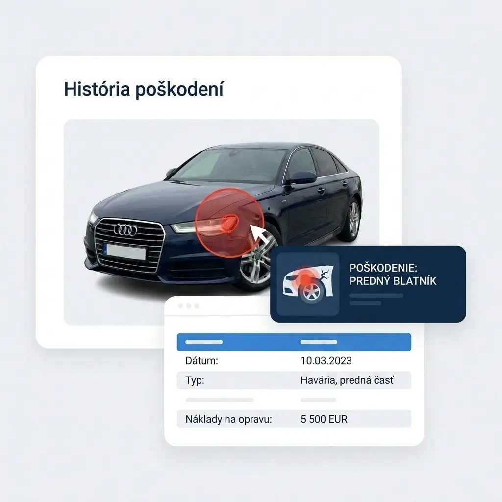 Ukážka: nehody a poškodenia